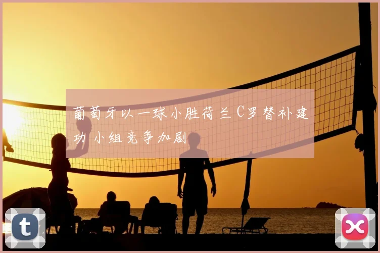 葡萄牙以一球小胜荷兰 C罗替补建功 小组竞争加剧